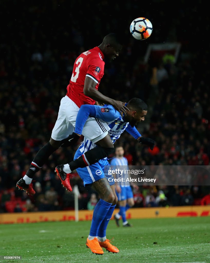 Manchester United v Brighton & Hove Albion - The Emirates FA Cup Quarter Final
