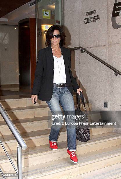 Pastora Vega is seen on November 20, 2009 in Madrid, Spain.