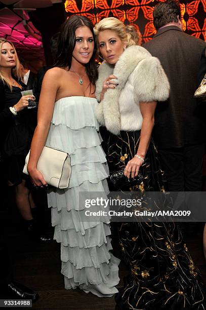 Dakota Lamas and Shayne Lamas attend the 2009 American Music Awards after party at The Conga Room at L.A. Live on November 22, 2009 in Los Angeles,...