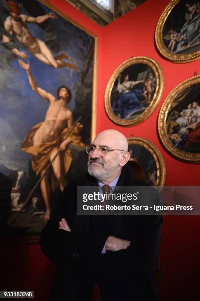 Massimo Medica curator of the Ancient Art Museum of Bologna attends 'Creti, Canova, Hayez. La Nascita Del Gusto Moderno Tra '700 e '800 Nelle...
