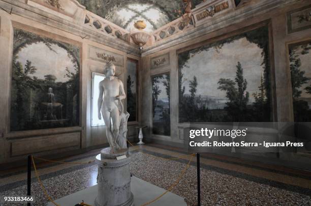 The Apollinot" by Antonio Canova at the 'Creti, Canova, Hayez. La Nascita Del Gusto Moderno Tra '700 e '800 Nelle Collezioni Comunali d'Arte'...