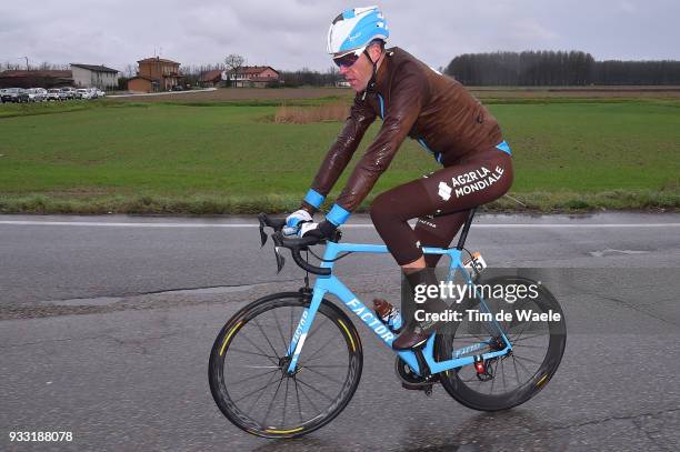 Stijn Vandenbergh of Belgium and Team AG2R La Mondiale / during the 109th Milan-Sanremo 2018 a 291km race from Milan to Sanremo on March 17, 2018 in...