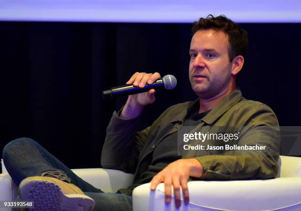 Pete Vlastelica, President & CEO of Major League Gaming speaks onstage at What Makes a Sport Professional? during SXSW at Austin Convention Center on...