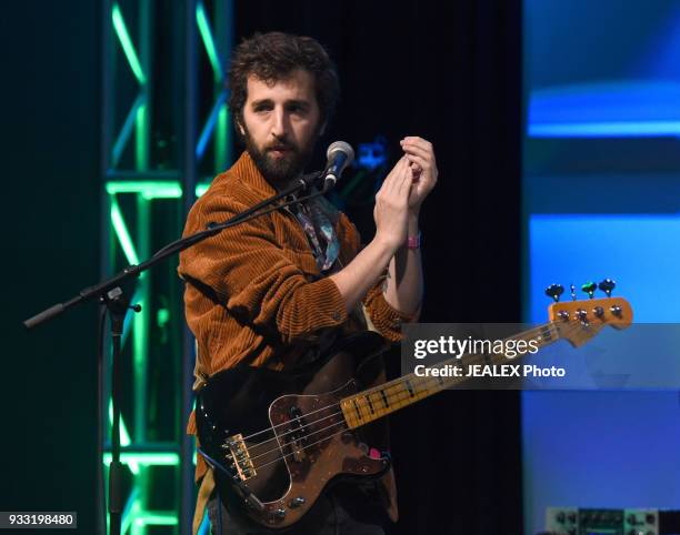 Mati Gilad of Lola Marsh performs onstage at International Day Stage during SXSW on March 17, 2018 in Austin, Texas.