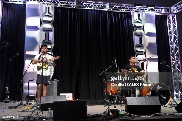 Gepe performs onstage at International Day Stage during SXSW on March 17, 2018 in Austin, Texas.