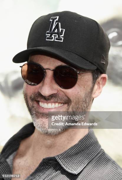 Actor Reid Scott arrives at the premiere of Warner Bros. Pictures and IMAX Entertainment's "Pandas" at the TCL Chinese Theatre IMAX on March 17, 2018...