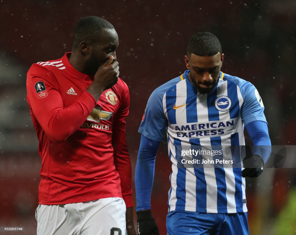 Manchester United v Brighton & Hove Albion - The Emirates FA Cup Quarter Final