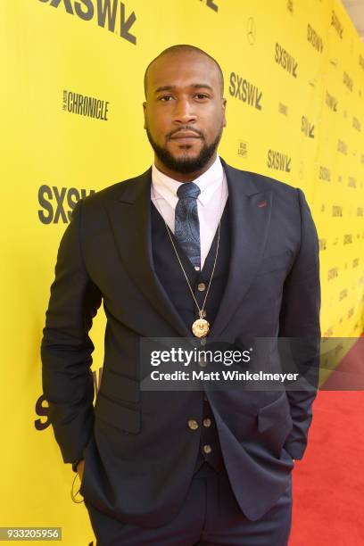 Marcus A. Clarke attends the "Rapture" Premiere 2018 SXSW Conference and Festivals at Paramount Theatre on March 17, 2018 in Austin, Texas.