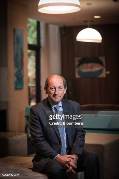 Paul Bulcke, chairman of Nestle SA, sits for a photograph following an interview in Brasilia, Brazil, on Friday, March 17, 2018. Nestle will be...