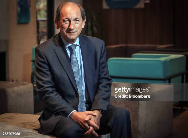 Paul Bulcke, chairman of Nestle SA, sits for a photograph following an interview in Brasilia, Brazil, on Friday, March 17, 2018. Nestle will be...