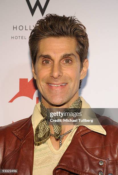 Rock singer Perry Farrell arrives at the "LAYN Rocks" benefit concert for the Los Angeles Youth Network, held at the Avalon nightclub on November 22,...