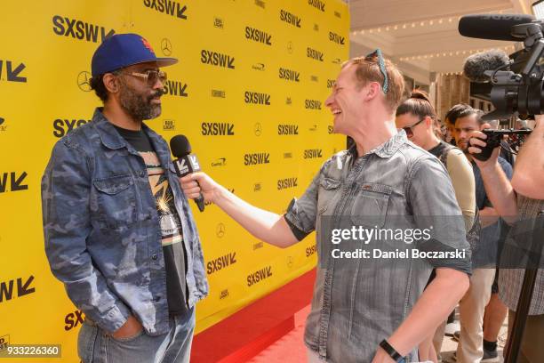 Director Sacha Jenkins attends the red carpet premiere of "Rapture" during SXSW 2018 at Paramount Theatre on March 17, 2018 in Austin, Texas.