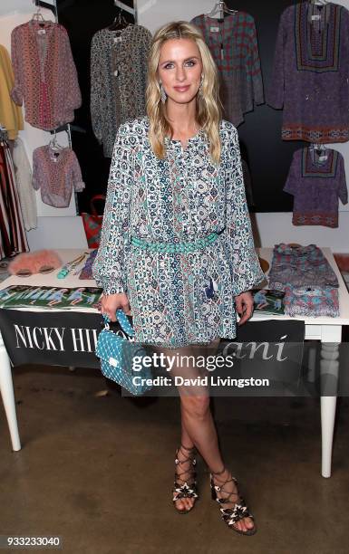 Designer Nicky Hilton Rothschild attends the Nicky Hilton x Tolani launch at KitRoss on March 17, 2018 in Los Angeles, California.