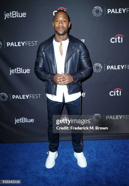 Actor J. Lee of the television show "The Orville" attends The Paley Center for Media's 35th Annual Paleyfest Los Angeles at the Dolby Theatre on...