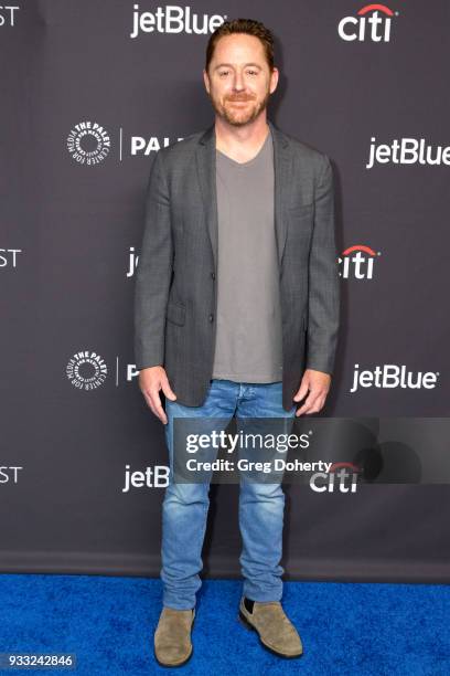 Actor Scott Grimes attends the 2018 PaleyFest Los Angeles for Fox's "The Orville" at Dolby Theatre on March 17, 2018 in Hollywood, California.