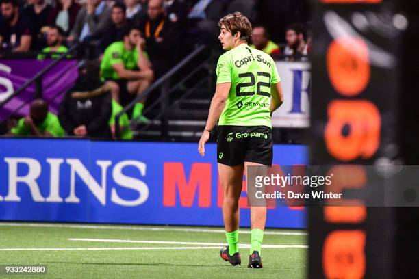 Baptiste Lafond of Stade Francais Paris during the Top 14 match between Racing 92 and Stade Francais at U Arena on March 17, 2018 in Nanterre, France.