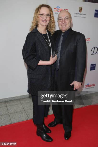 Anne Geddes and her husband Kel Geddes attend the Steiger Award at Zeche Hansemann on March 17, 2018 in Dortmund, Germany.