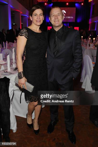 Heino Ferch and his wife Marie-Jeanette Ferch attend the Steiger Award at Zeche Hansemann on March 17, 2018 in Dortmund, Germany.