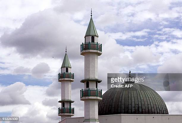 Picture taken 09 July 2007 shows the city of Malmoe's mosque, southern Sweden. Malmoe, with an estimate 30% of immigrants, cristallizes the...