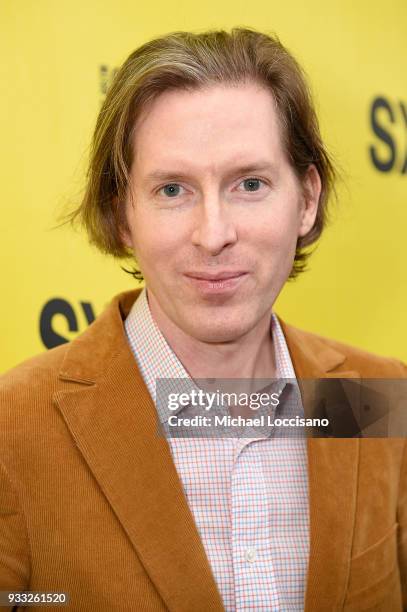 Writer and director Wes Anderson attends the "Isle of Dogs" premiere during the 2018 SXSW Conference and Festivals at Paramount Theatre on March 17,...
