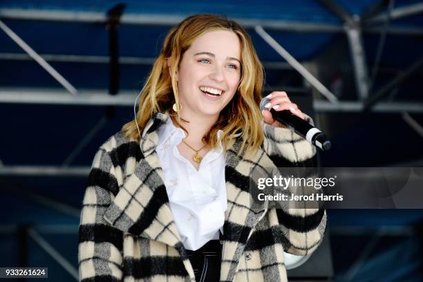 Cailee Rae performs at The 2018 Toyota Supergirl Snow Pro Sponsored by Toyota on March 17, 2018 in Big Bear, California.