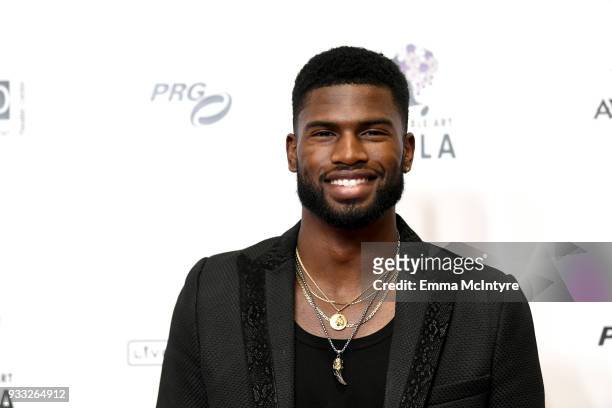 Broderick Hunter attends WACO Theater's 2nd Annual Wearable Art Gala on March 17, 2018 in Los Angeles, California.