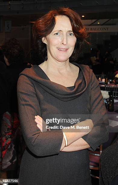 Actress Fiona Shaw attends the London Evening Standard Theatre Awards, at the Royal Opera House on November 23, 2009 in London, England.