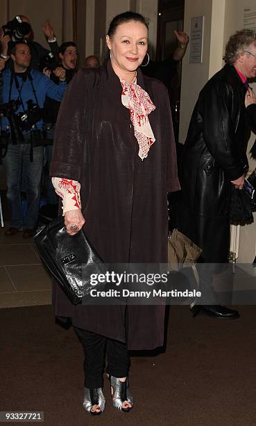 Frances Barber attends the London Evening Standard Theatre Awards at The Royal Opera House on November 23, 2009 in London, England.