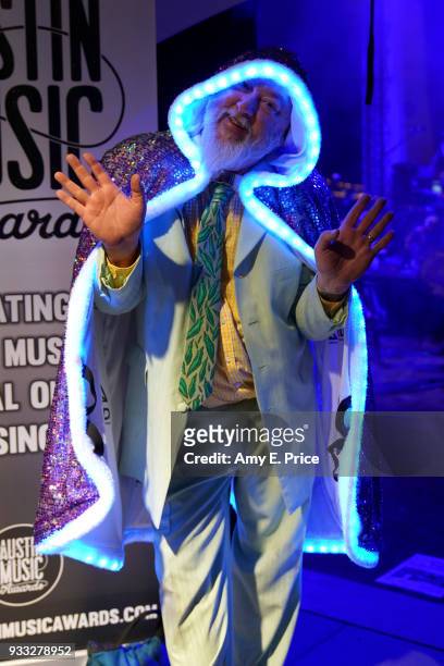 Kevin Russell of Shinyribs poses backstage at AMA 2018 Winners during SXSW at The SXSW Outdoor Stage presented by MGM Resorts on March 17, 2018 in...