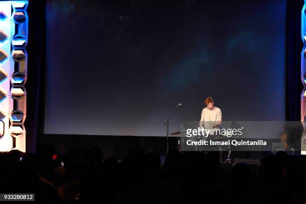 Grant Eadie performs onstage at SXSW Gaming Awards during SXSW at Hilton Austin Downtown on March 17, 2018 in Austin, Texas.