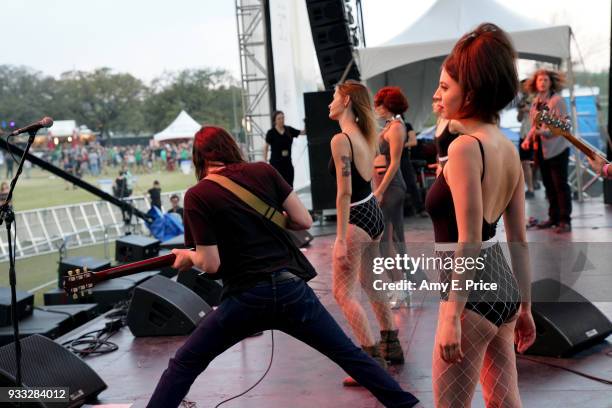 Giant Dog' performs onstage at AMA 2018 Winners during SXSW at The SXSW Outdoor Stage presented by MGM Resorts on March 17, 2018 in Austin, Texas.