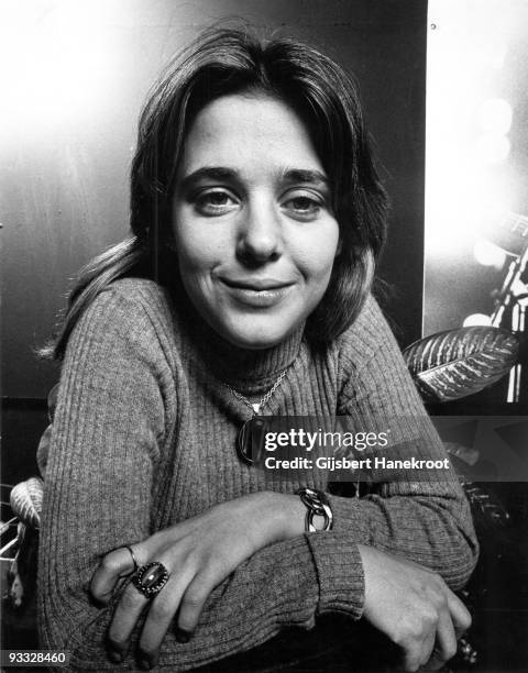Suzi Quatro posed in Amsterdam, Netherlands in 1972