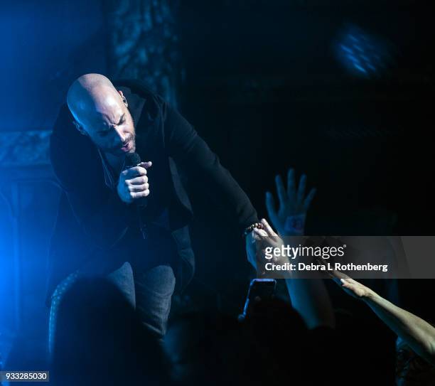 Musician Chris Daughtry performs live in concert at St George Theatre on March 17, 2018 in New York City.