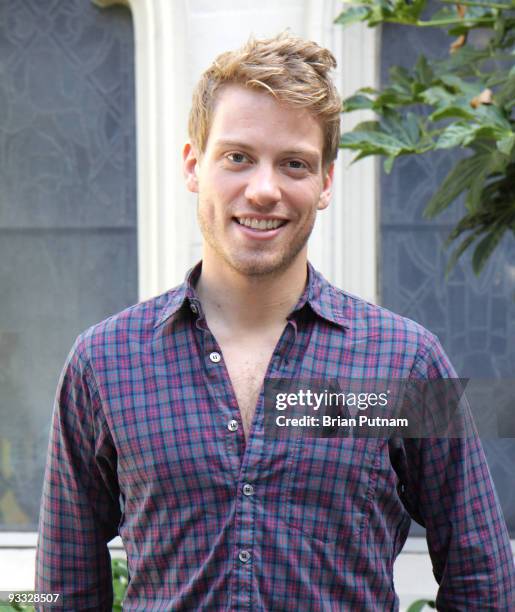 Actor Barrett Foa participates in a reading of 'The Laramie Project: 10 Years Later' at Hollywood United Methodist Church on October 25, 2009 in...