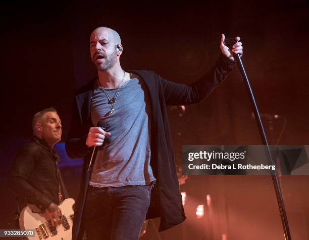 Musician Chris Daughtry performs live in concert at St George Theatre on March 17, 2018 in New York City.