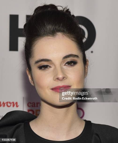 Vanessa Marano attends the Family Equality Council's annual Impact Awards at The Globe Theatre on March 17, 2018 in Universal City, California.