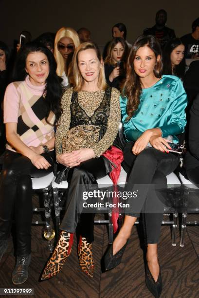 Actresses Jovanka Sopalovic, Gabrielle Lazure and Miss France 2010 Malika Menard attend 'Une Nuit au Studio 54' Fahaid Sanober Show Hosted by Chopard...