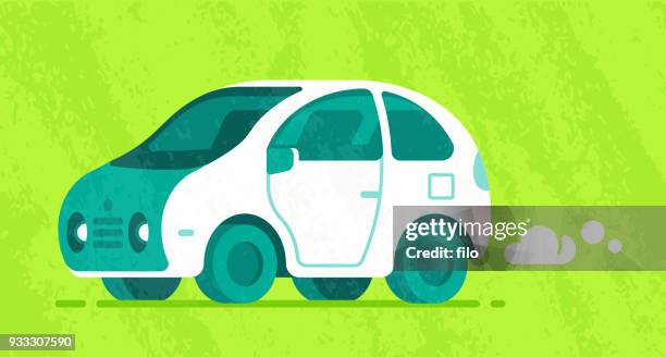 moderne auto - fahrerloses transportmittel stock-grafiken, -clipart, -cartoons und -symbole