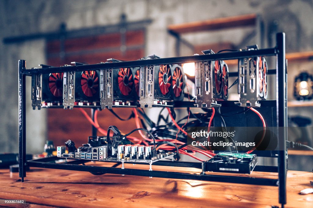 Mining Setup Gpu Setup For Mining Cryptocurrency High-Res Stock Photo - Getty Images
