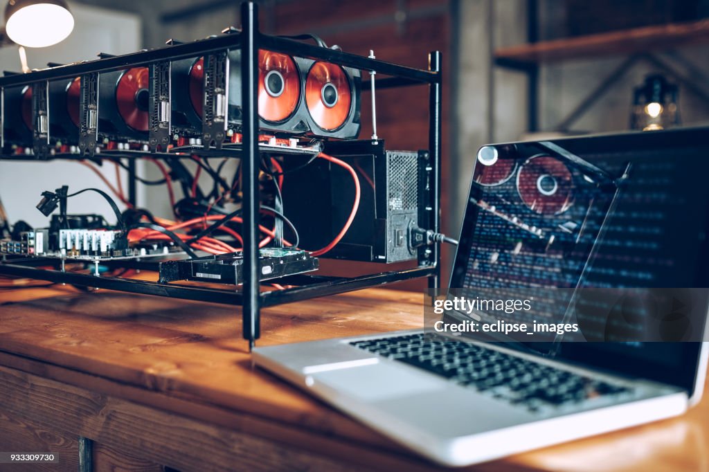 Gpu Setup For Mining Cryptocurrency High-Res Stock Photo - Getty Images