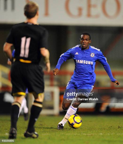 Gael Kakuta of Chelsea Reserves in action during a Barclays Premier Reserve League south match between Chelsea Reserves and Birmingham City Reserves...