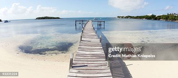 Crooked bridge at the beach, on November 14, 2008 in Great Guana Cay, Bahamas.