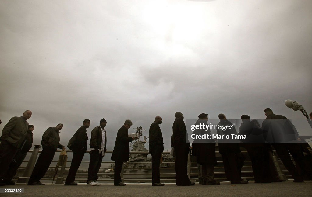 Department Of Labor Hosts Job Fair For Veterans At U.S.S. Intrepid