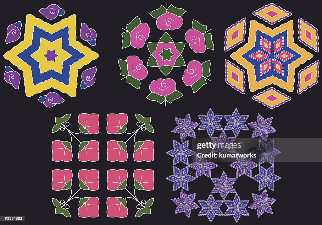 Thread Rangoli Design Rangoli Designs For Competition With Dots