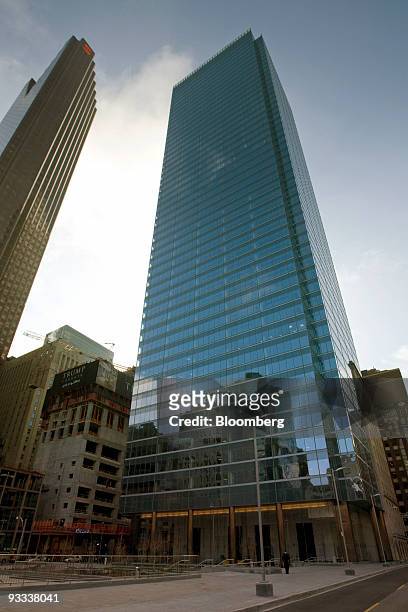 The recently opened Bay-Adelaide Centre stands in downtown Toronto, Ontario, Canada, on Monday, Nov. 23, 2009. An office-building boom in Toronto's...