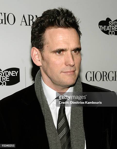 Actor Matt Dillon attends a welcome dinner for the Sydney Theatre Company at Armani Ristorante on November 23, 2009 in New York City.