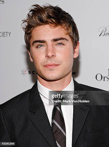 Actor Zac Efron attends The Cinema Society with Screenvision & Brooks Brothers screening of "Me And Orson Welles" at Clearview Chelsea Cinemas on...
