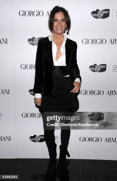 Roberta Armani attends a welcome dinner for the Sydney Theatre Company at Armani Ristorante on November 23, 2009 in New York City.