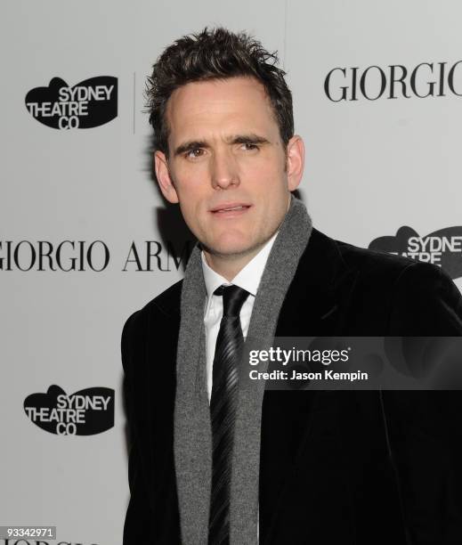 Actor Matt Dillon attends a welcome dinner for the Sydney Theatre Company at Armani Ristorante on November 23, 2009 in New York, New York.