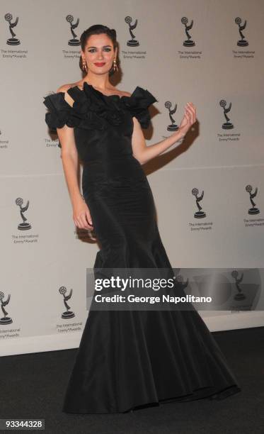 Mar Saura attends the 37th International Emmy Awards gala at the New York Hilton and Towers on November 23, 2009 in New York City.